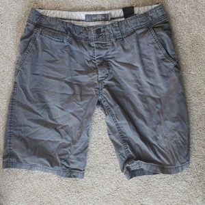 Dark grey khaki shorts